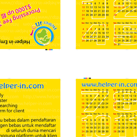 Illustrations: Cards and calendars for Helper-in